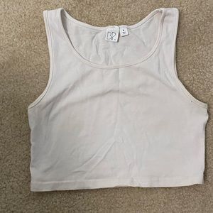 White Crop Top